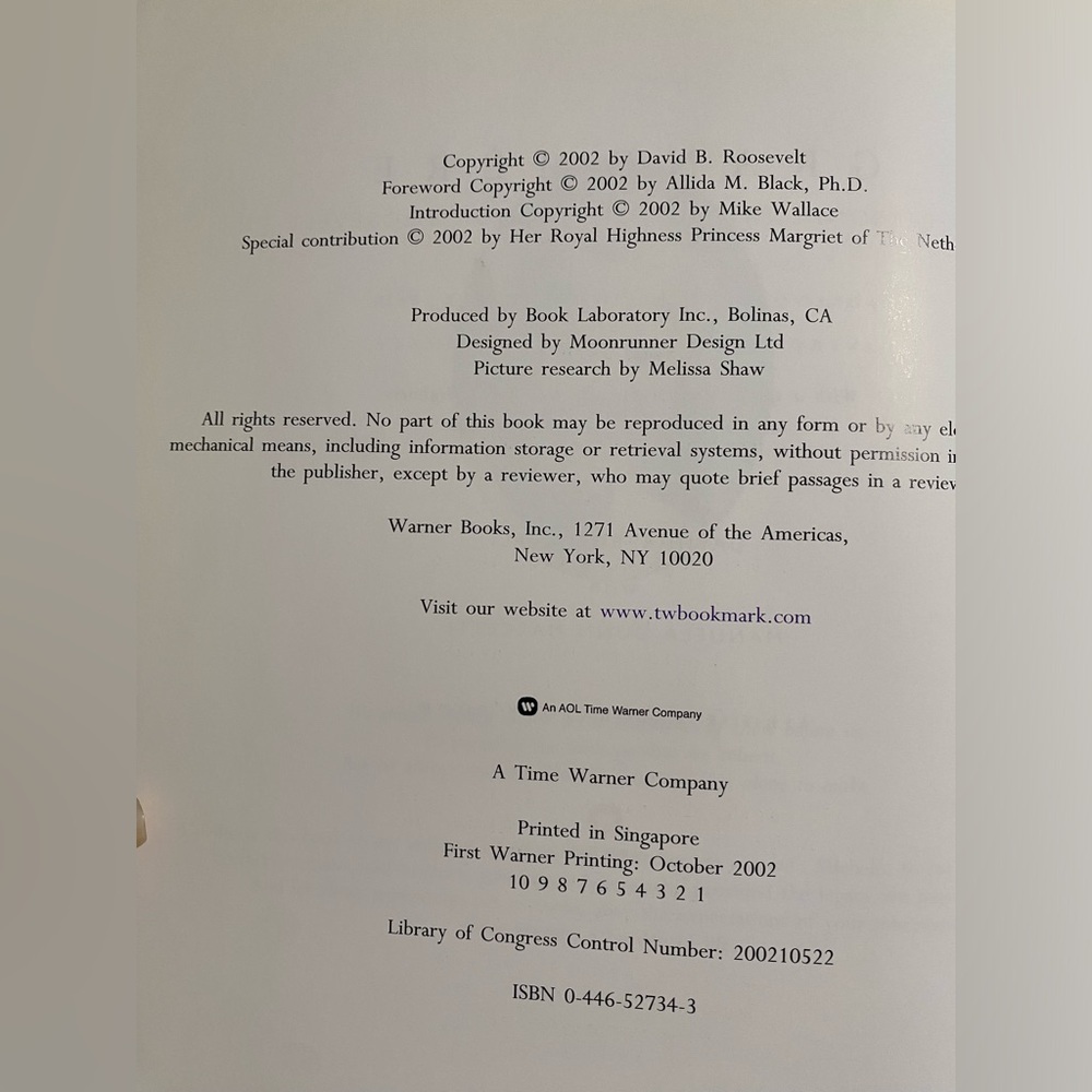 Grandmere 2002 Eleanor Roosevelt Personal History Biography - Picture 5 of 5